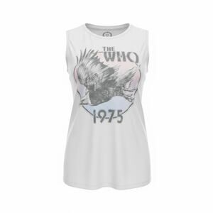 The Who 1975 Sleeveless Band Shirt Large White